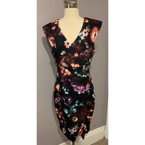 NWT Bar III Floral Print Bodycon Dress